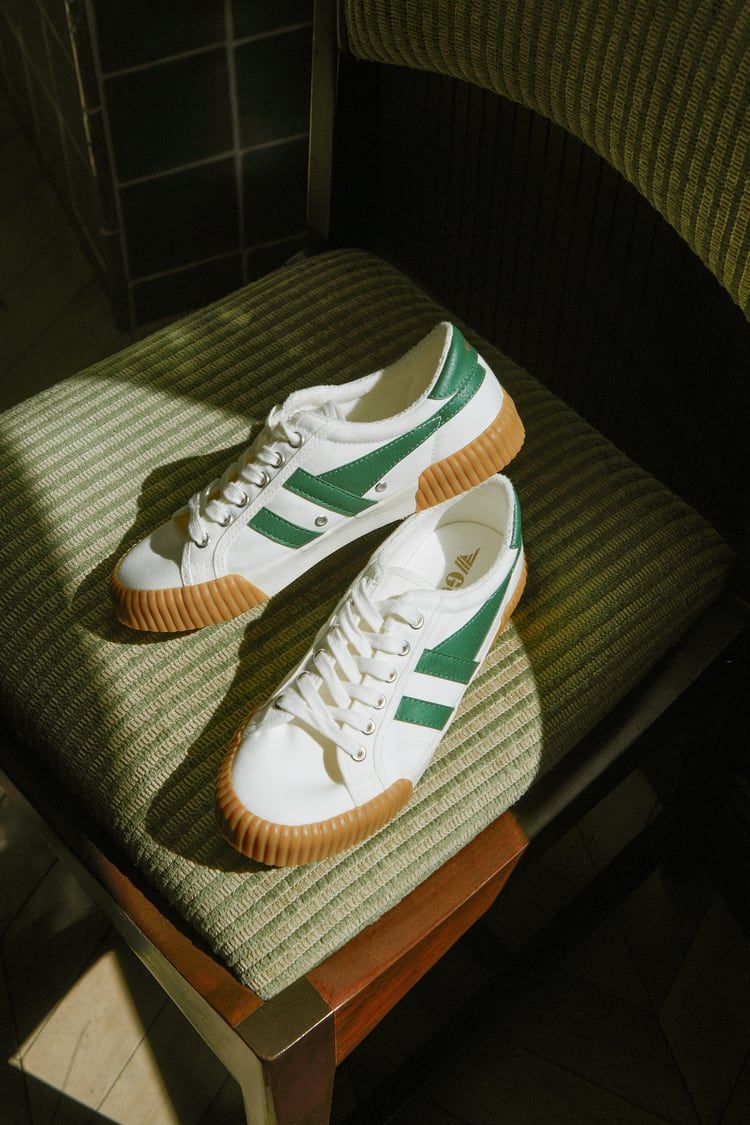 Rally Off White and Green Color Block Lace-Up Sneakers | Lulus (US)
