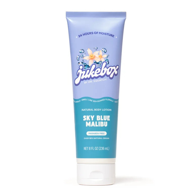 Jukebox Natural Women's Body Lotion – 24-Hour Moisture – Safe for Sensitive Skin – Sky Blue... | Walmart (US)