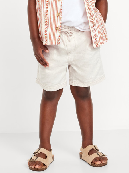 Linen-Blend Shorts for Toddler Boys | Old Navy (US)