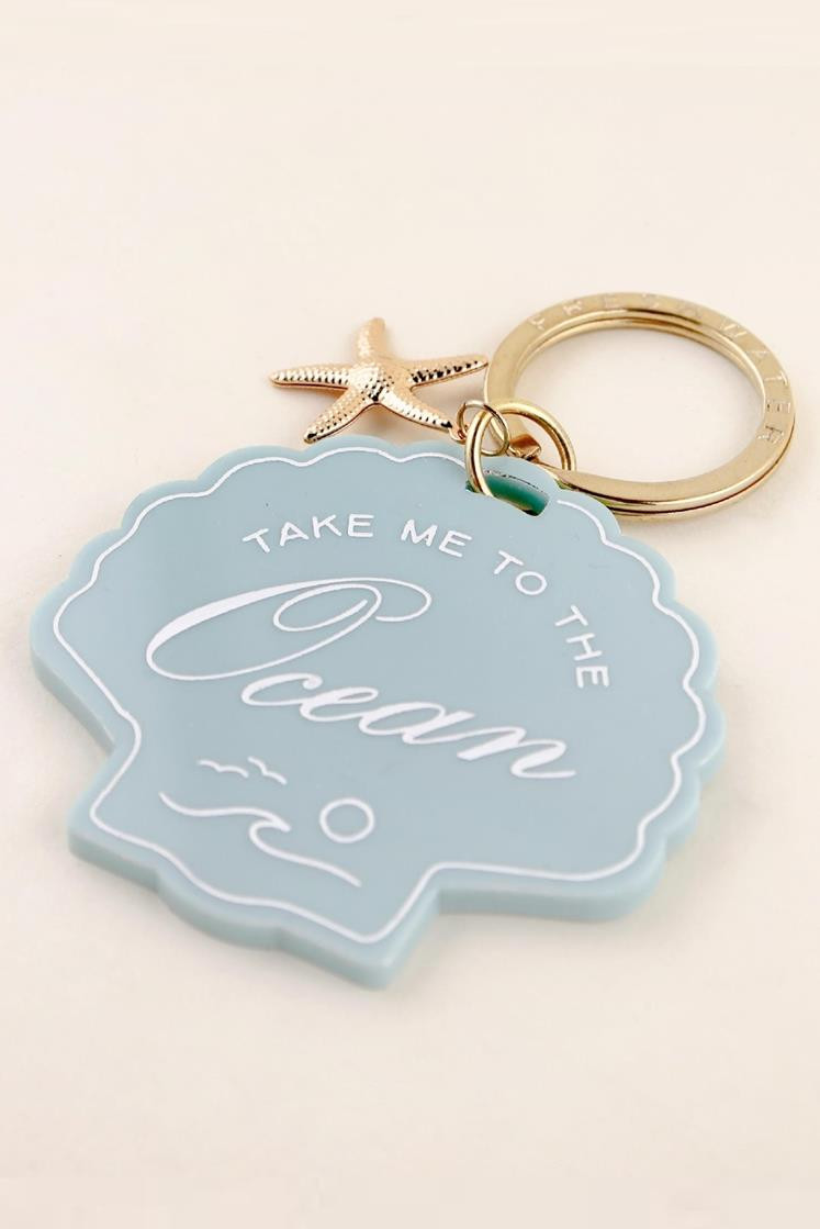 Take Me to the Ocean Charm Keychain | South Moon Under