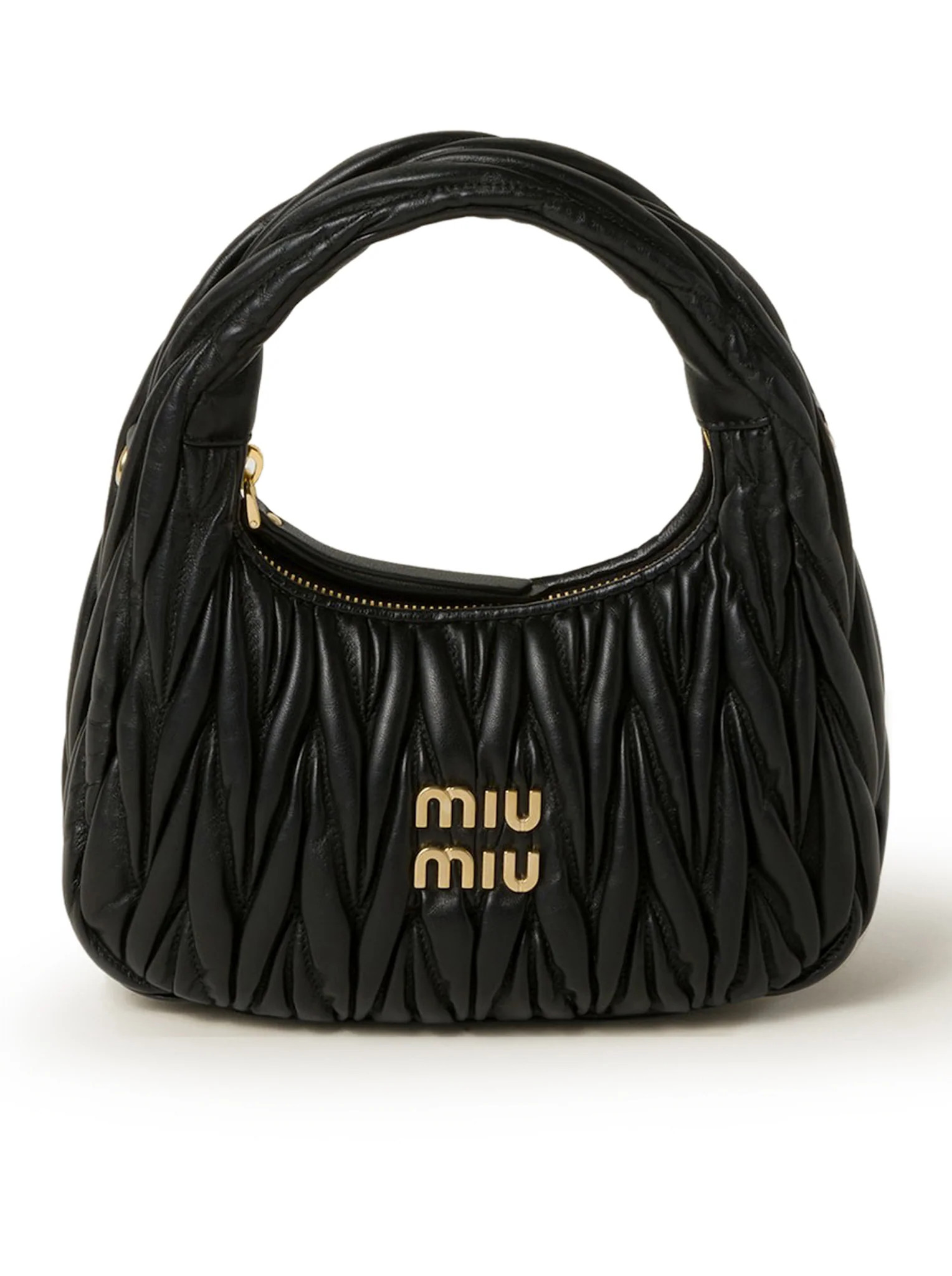 Wander hobo bag in quilted nappa - Miu Miu - Woman | Suitnegozi INT