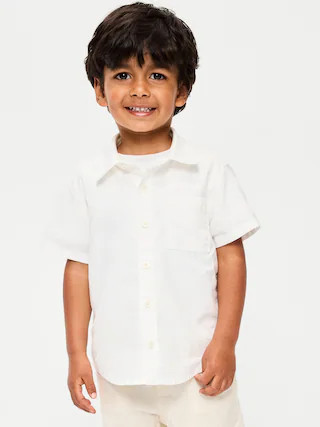Short-Sleeve Oxford Shirt for Toddler Boys | Old Navy (US)