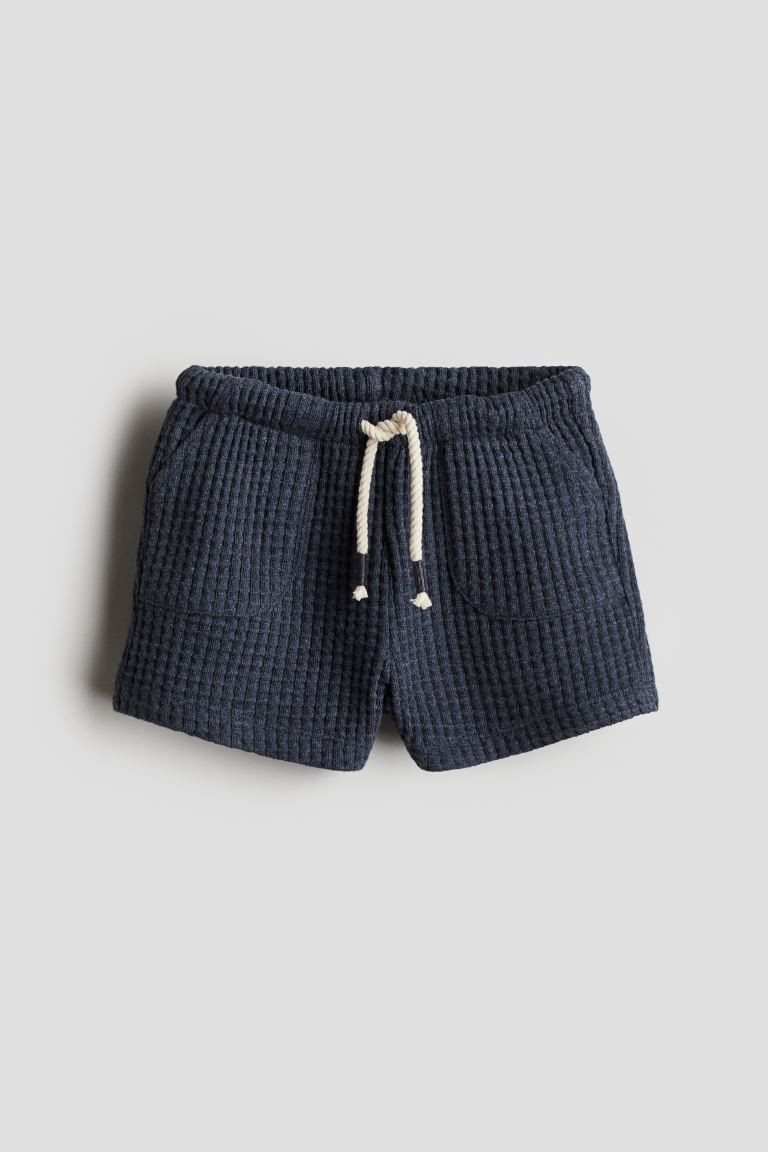 Waffled cotton shorts | H&M (UK, MY, IN, SG, PH, TW, HK)