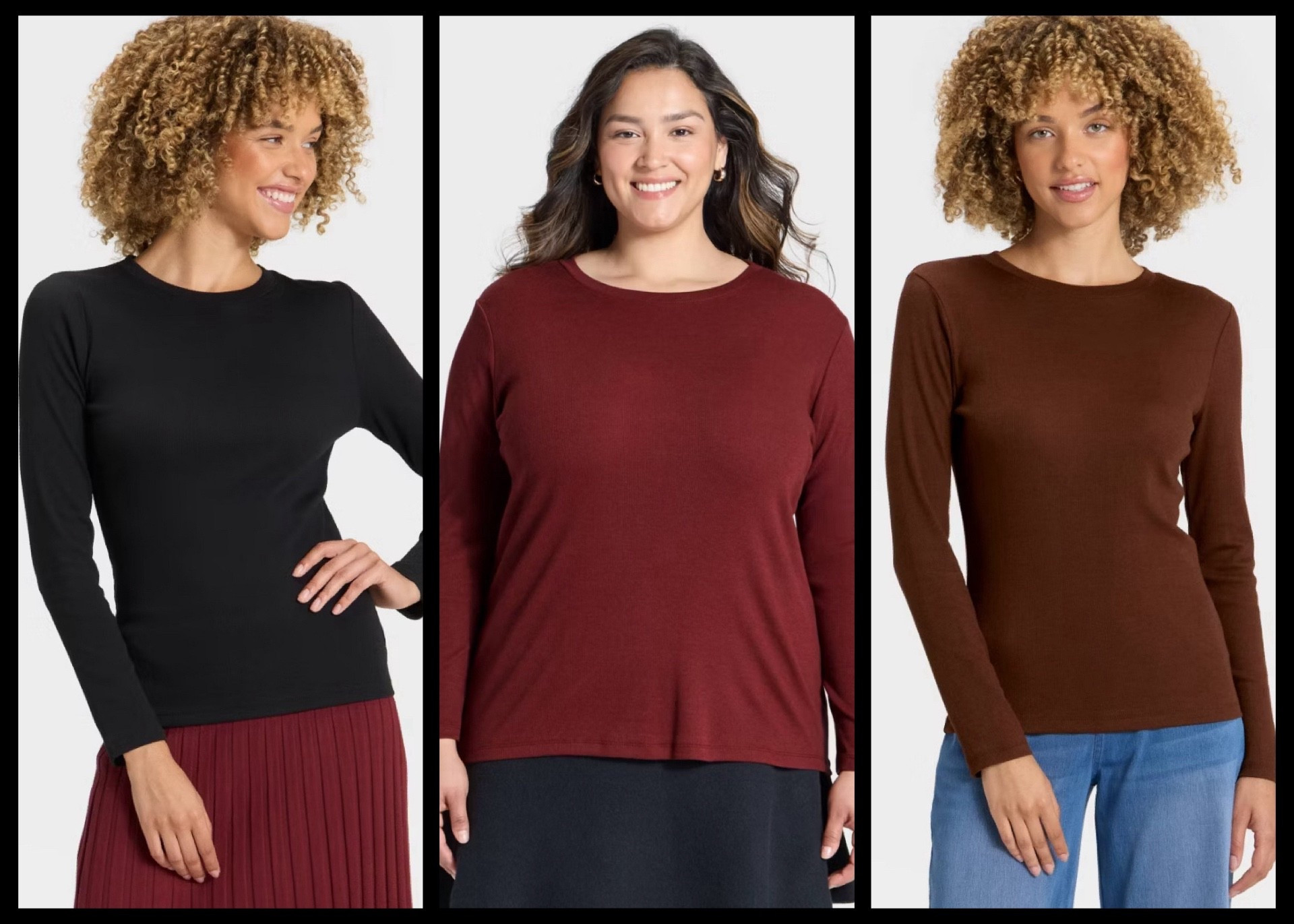 Target has the A New Day Women’s Slim Fit Long Sleeve Tops on sale today Buy One, Get One Free!! That means you get TWO for $15 🎉

 I grabbed a couple of these when they first launched since I needed some new long sleeves, and the fabric is simply wonderful! So soft and silky, and I find these to run true to size, though you could certainly size up for a loose fit. Tons of colors available in this easy wardrobe staple! 

#LTKPlusSize #LTKSeasonal #LTKSaleAlert