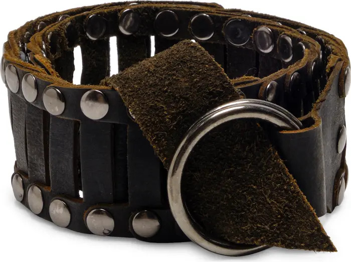 Calgary Studded Leather Belt | Nordstrom
