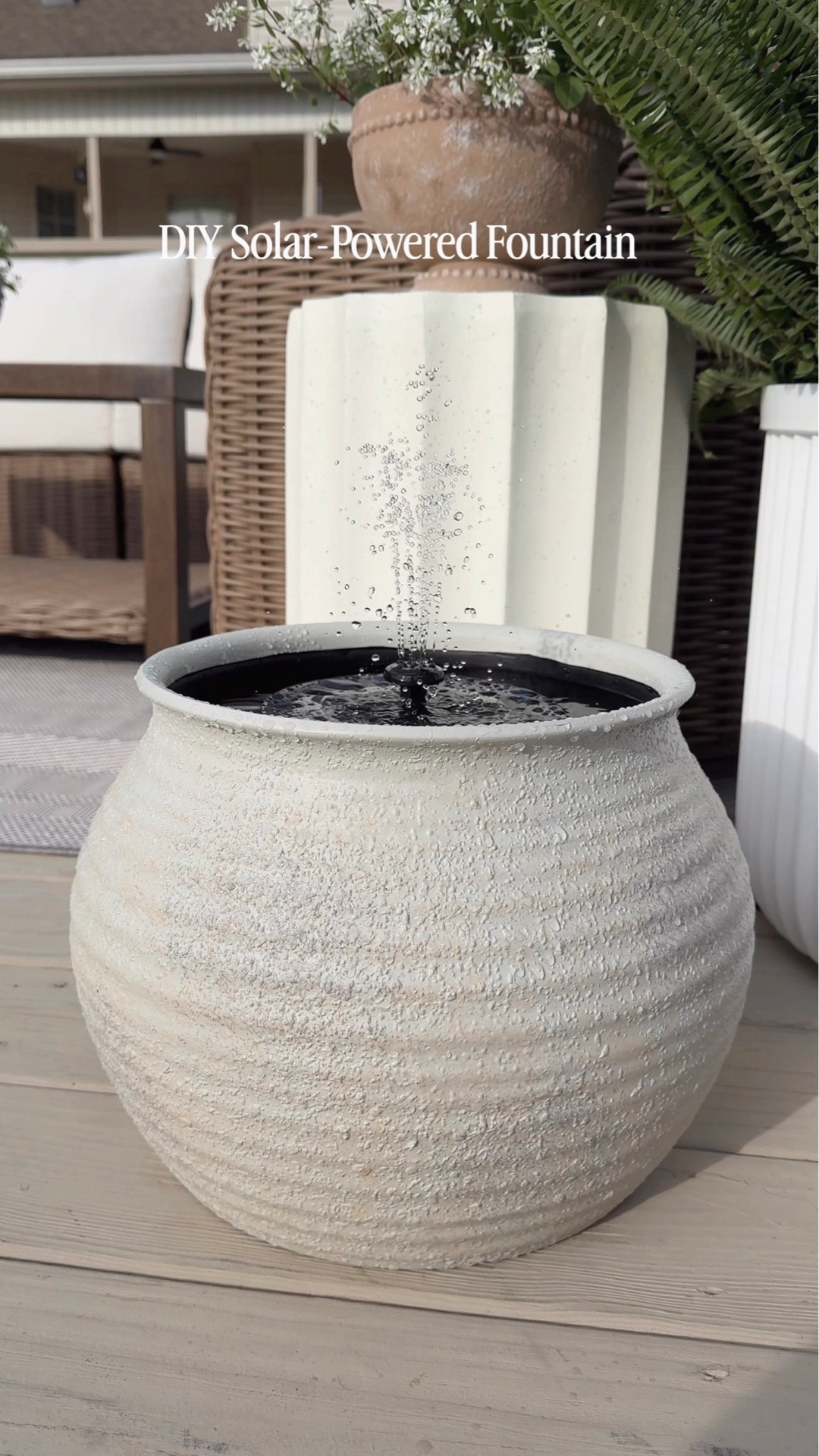 Turn any planter into a beautiful garden fountain in less than 10 minutes with this easy DIY. ⛲️ 

This floating solar-powered fountain from Amazon has multiple spray and height settings, allowing you to customize it to any pot. It runs in the sunshine and turns off automatically in the shade! 😎

#LTKSeasonal #LTKHome