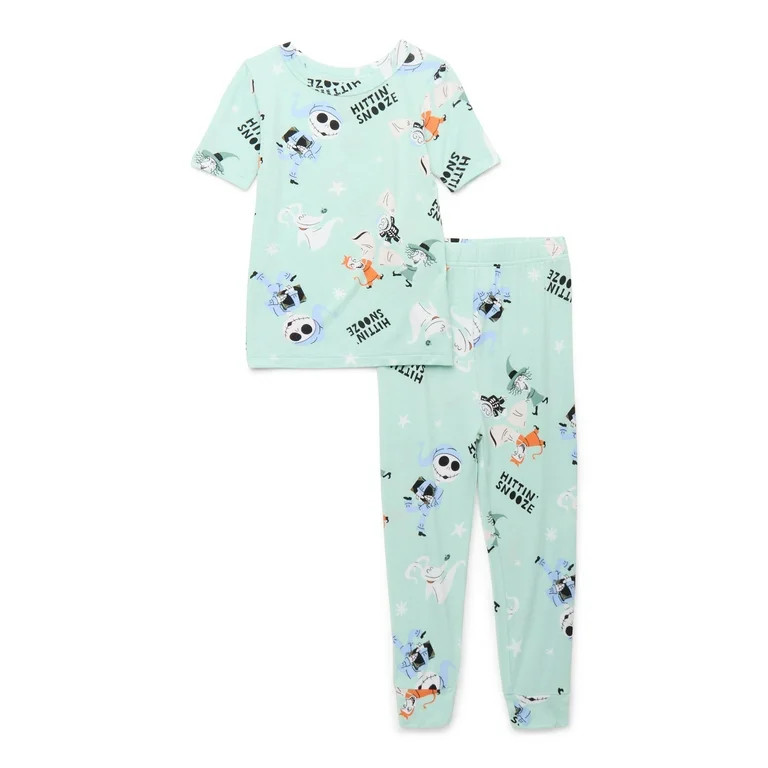 Character Toddler Viscose Unisex 2-Piece Pajama Set, Sizes 12M-5T | Walmart (US)