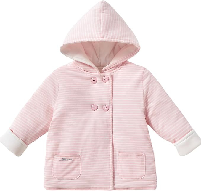 Baby Girl Clothes Winter, Warm Hoodies Coat, Toddler Coat Baby Girls Hooded Buttoned Long Sleeve ... | Amazon (US)