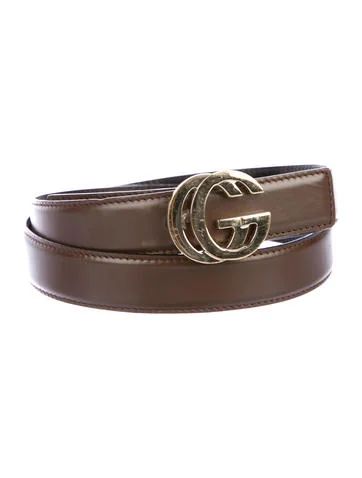 Gucci Leather GG Belt | The Real Real, Inc.