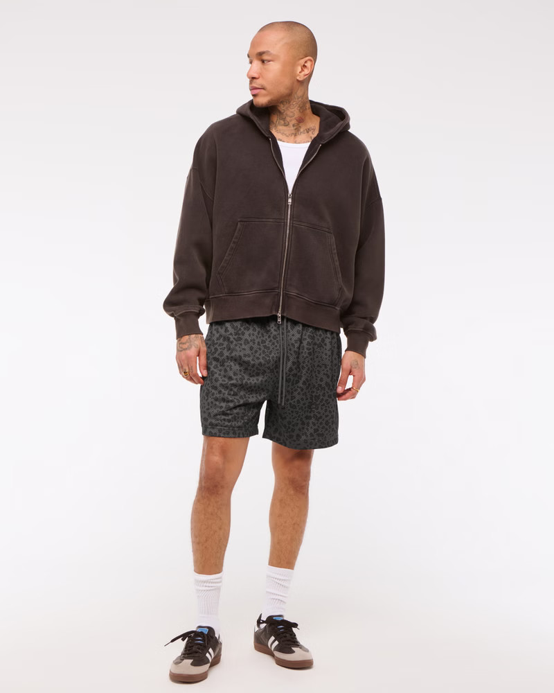 essential icon hoodie & icon joggers sweatpants set | Abercrombie & Fitch (US)