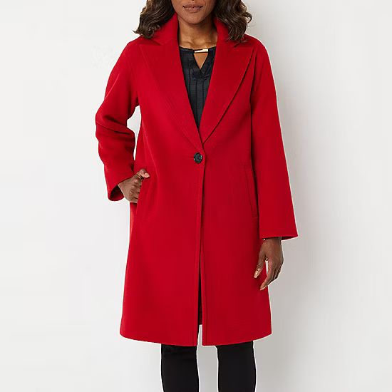 Liz Claiborne Midweight Overcoat | JCPenney