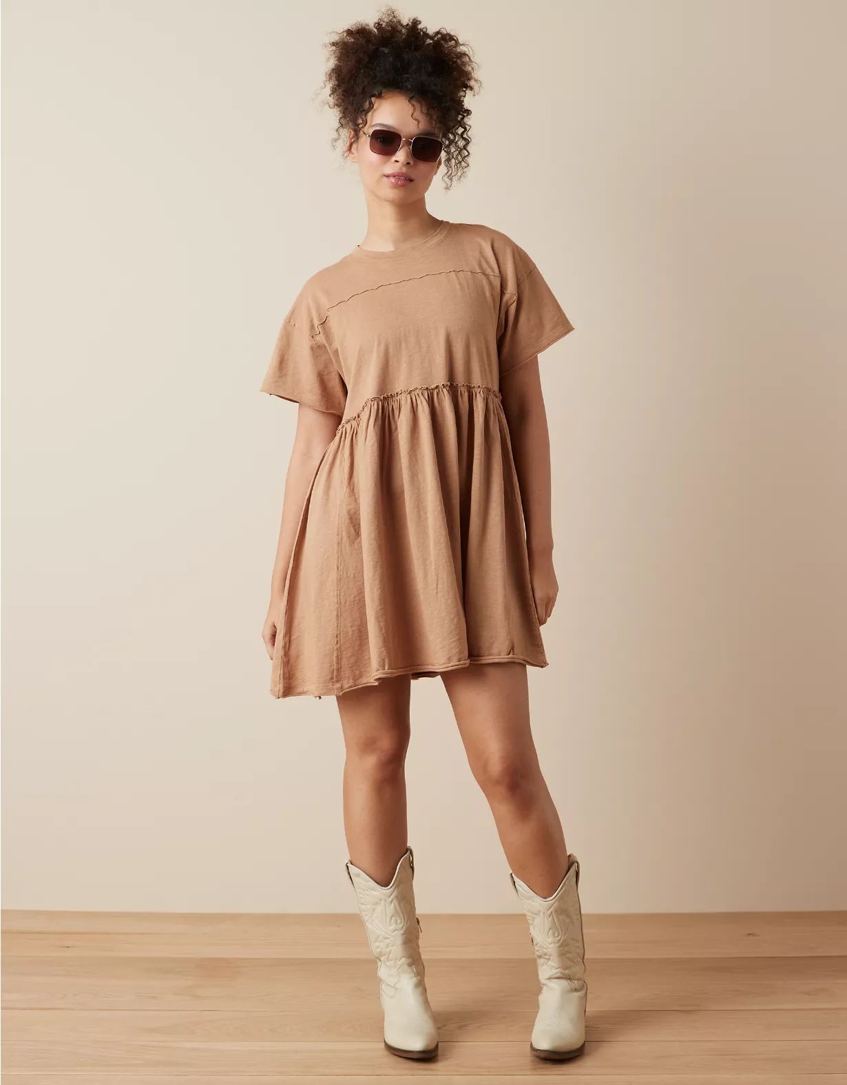 AE Knit Mini T-Shirt Dress | American Eagle Outfitters (US & CA)