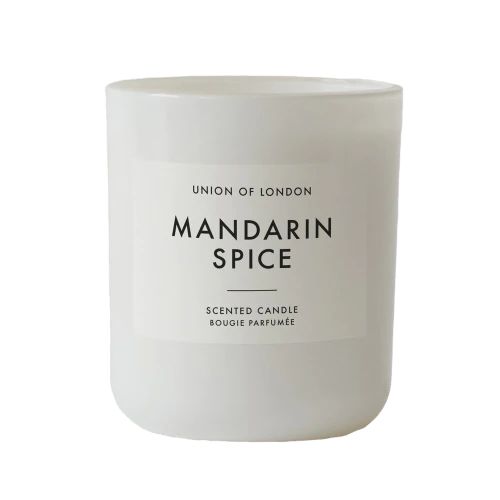 Mandarin Spice Candle - White - 185g | A Little Find