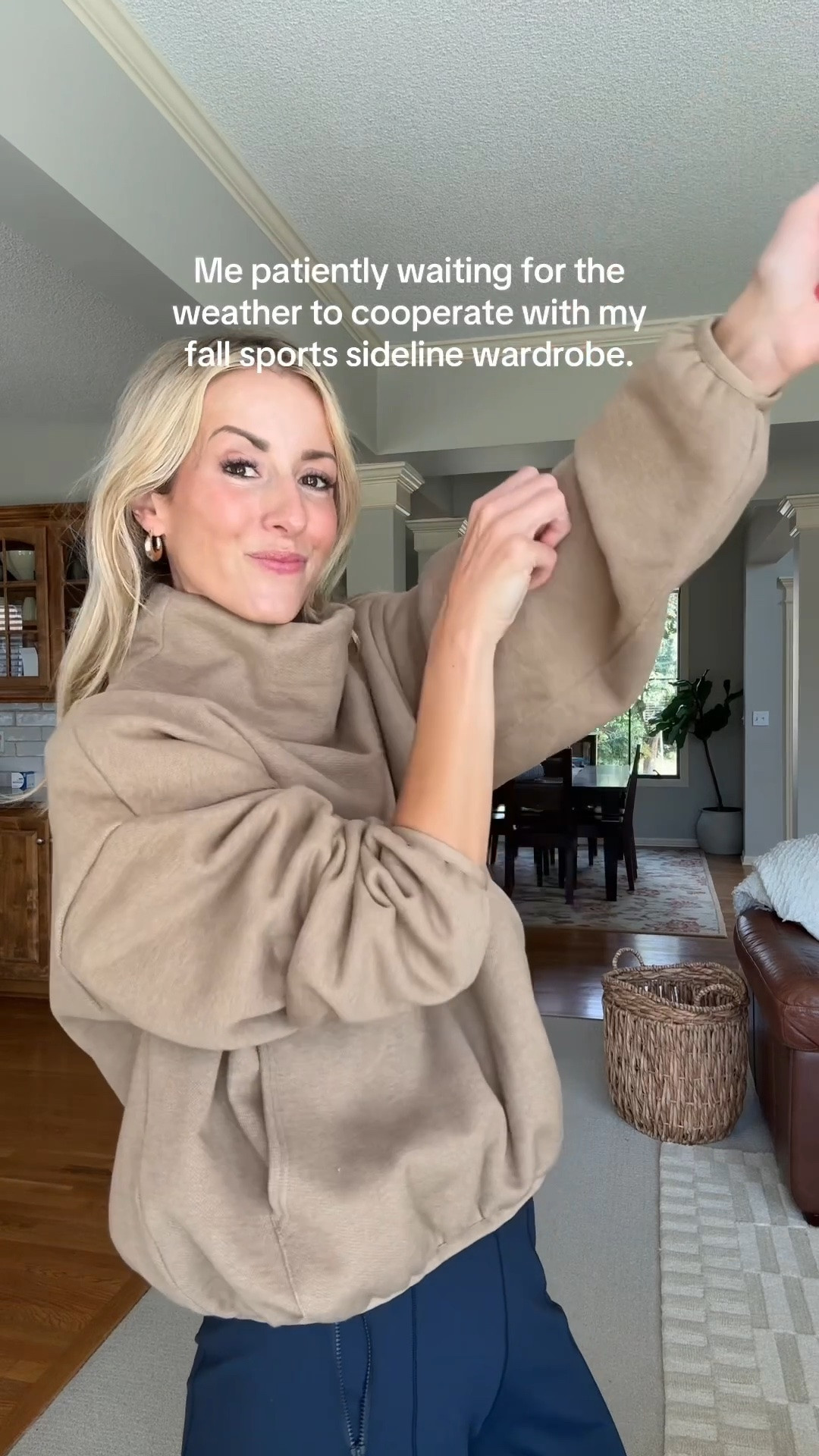 It’s so hot out but I have fall on the brain!  Love this wide neck on the oversized sweatshirt (I’m in a M).  These are also some of my favorite pants from last year that are BACK and fully stocked!

#LTKActive #LTKOver40 #LTKmomlife