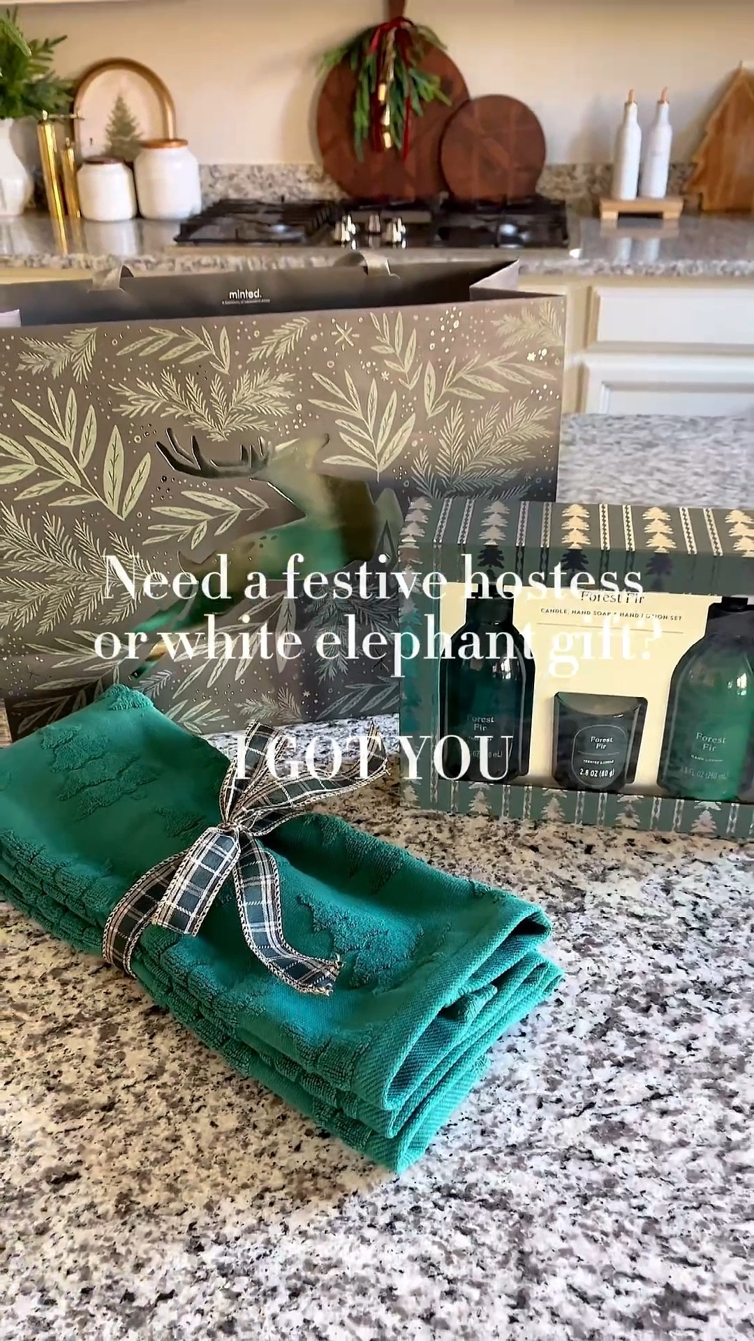 Need a festive hostess or white elephant gift??  I got you!
Follow @lifeinmyarizonahome on Instagram for more holiday ideas and inspiration. 

These gifts can stand alone or put them together for the perfect festive touch in the kitchen or bathroom. 
Tie a bow around these adorable tree towels and the forest fir scent of the candle, hand soap and lotion will give you all the holiday feels!  

#hostessgift #whiteelephantgift #christmasdecor #holidaydecor #holidaytowel 

#LTKHoliday #LTKGiftGuide #LTKHome