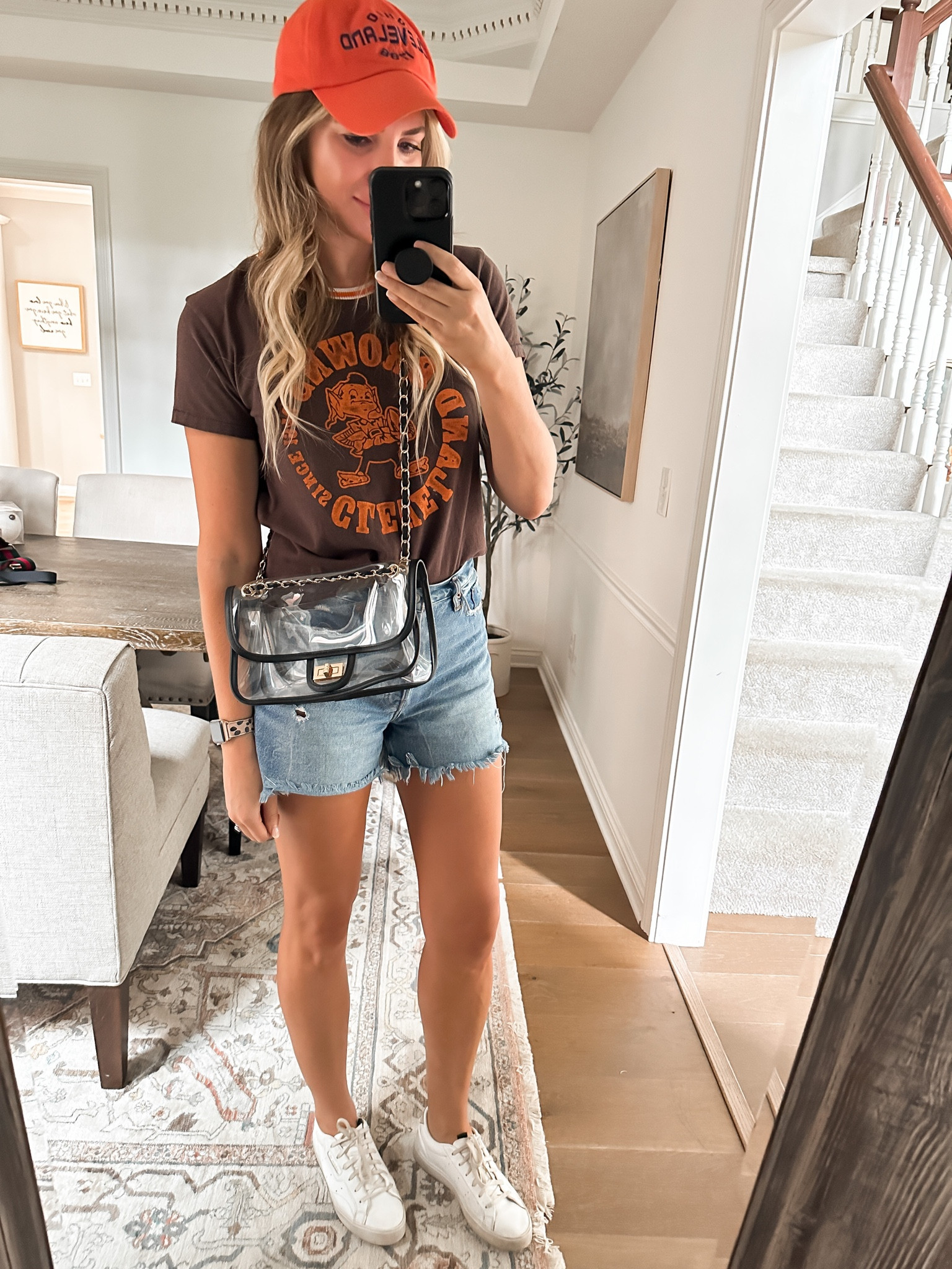 Another cute clear bag option for NFL games! Giving me Chanel vibes! 

Football games, clear bags for NFL, cute clear bags, football season, fall 

#LTKitbag #LTKstyletip #LTKfindsunder50