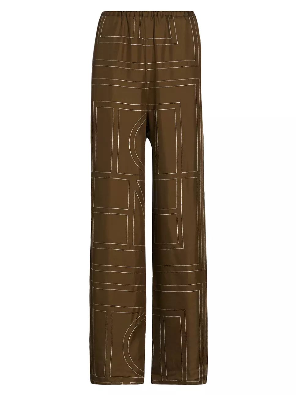 Monogrammed Silk Pants | Saks Fifth Avenue (UK)