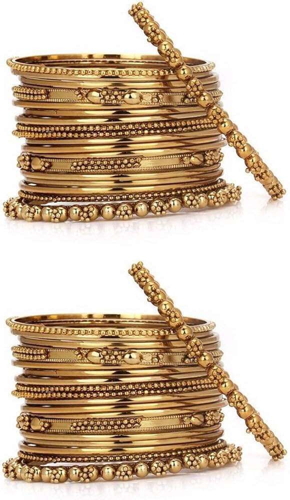 Efulgenz Oxidized Indian Bangles for Women Indian Oxidized Jewelry Boho Vintage Antique Tribal In... | Amazon (US)