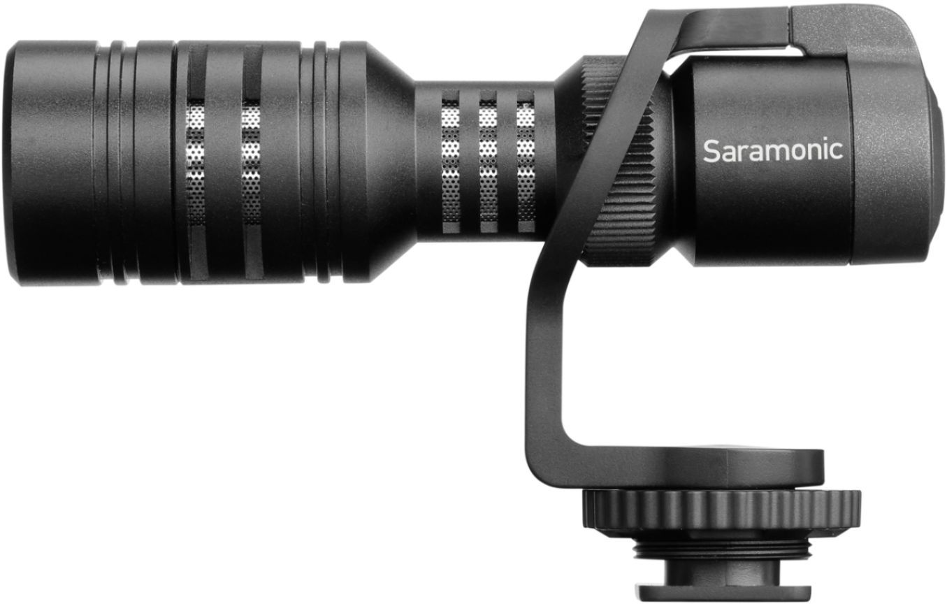 Saramonic On-Camera Mini Shotgun Mic for DSLR, Mirrorless, Video, Smartphones & Tablets (Vmic Min... | Best Buy U.S.