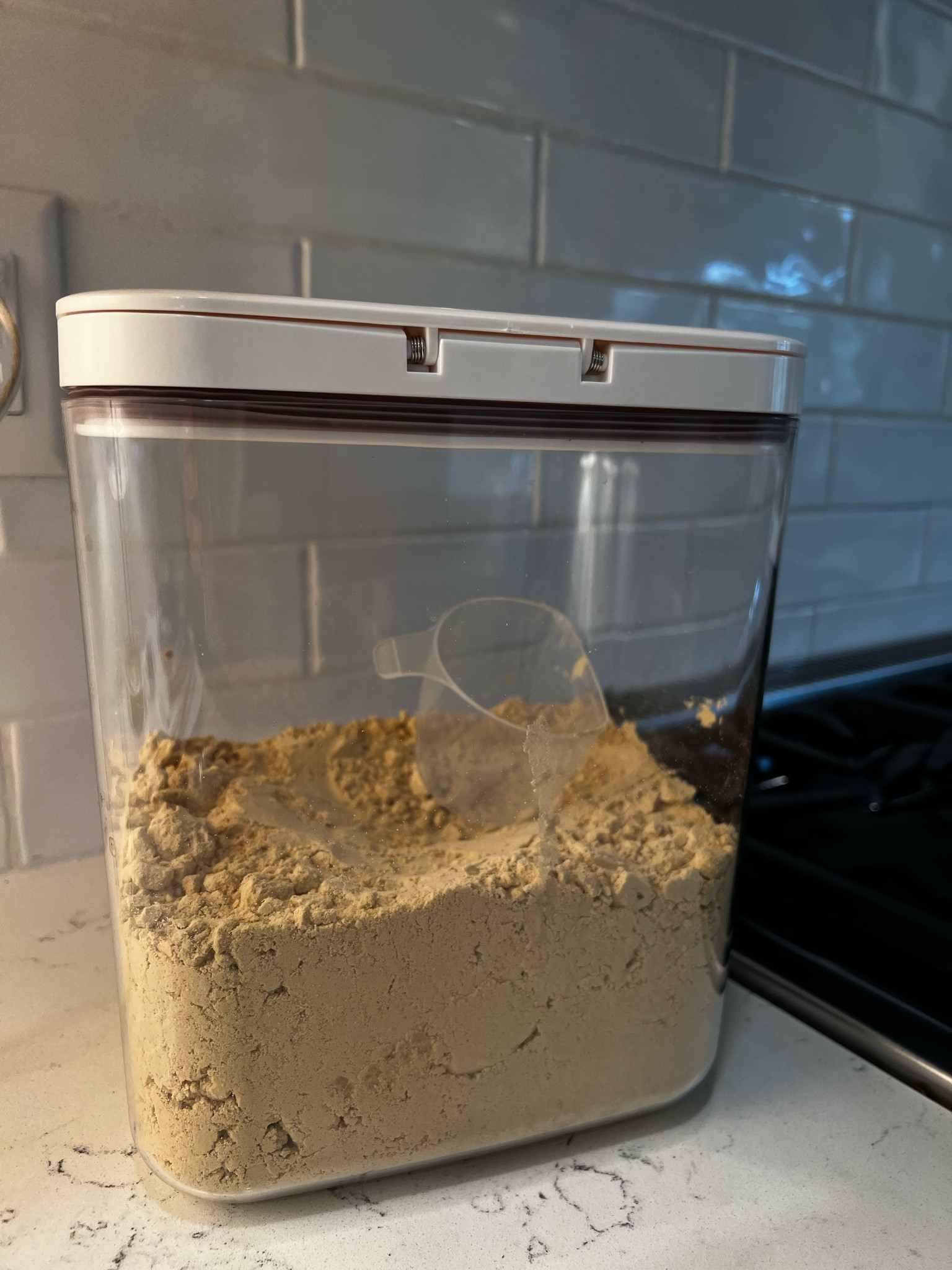 Protein powder containers/ I get size large 