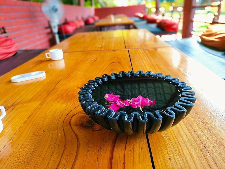 CRAFTFOBIA HandCrafted Marble Bowl/HouseWarming Wedding Gift/Antique Scallop Bowl/Fruit Bowl/Vint... | Amazon (US)