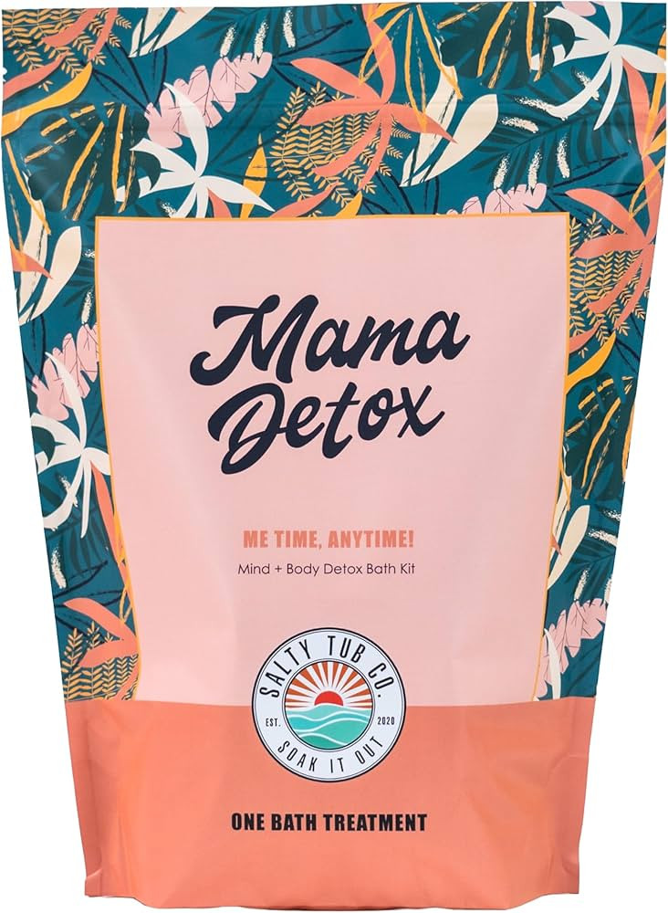 Mama Detox – Holistic Relaxation & Detox Bath Kit for Women – Soothing Magnesium Salt, Apple ... | Amazon (US)