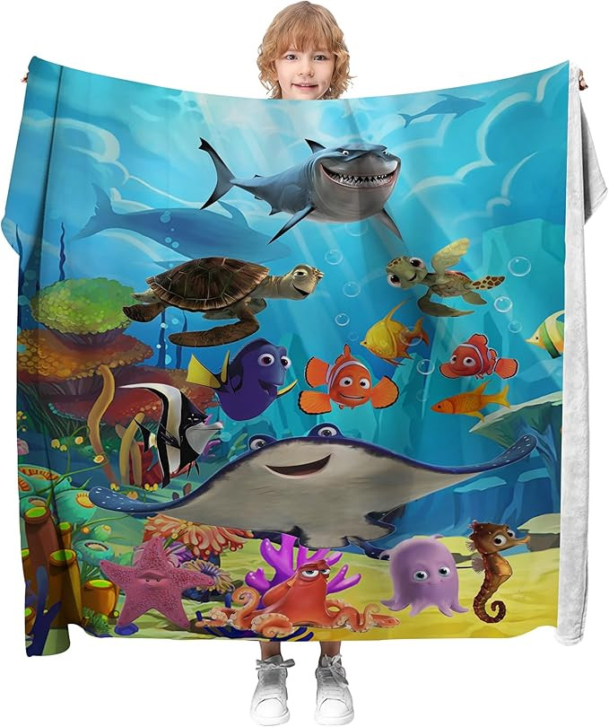 Cartoon Blanket, Soft Flannel Throw Blanket,Teens Adults Birthday Gifts Blanket for Couch Sofa Be... | Amazon (US)