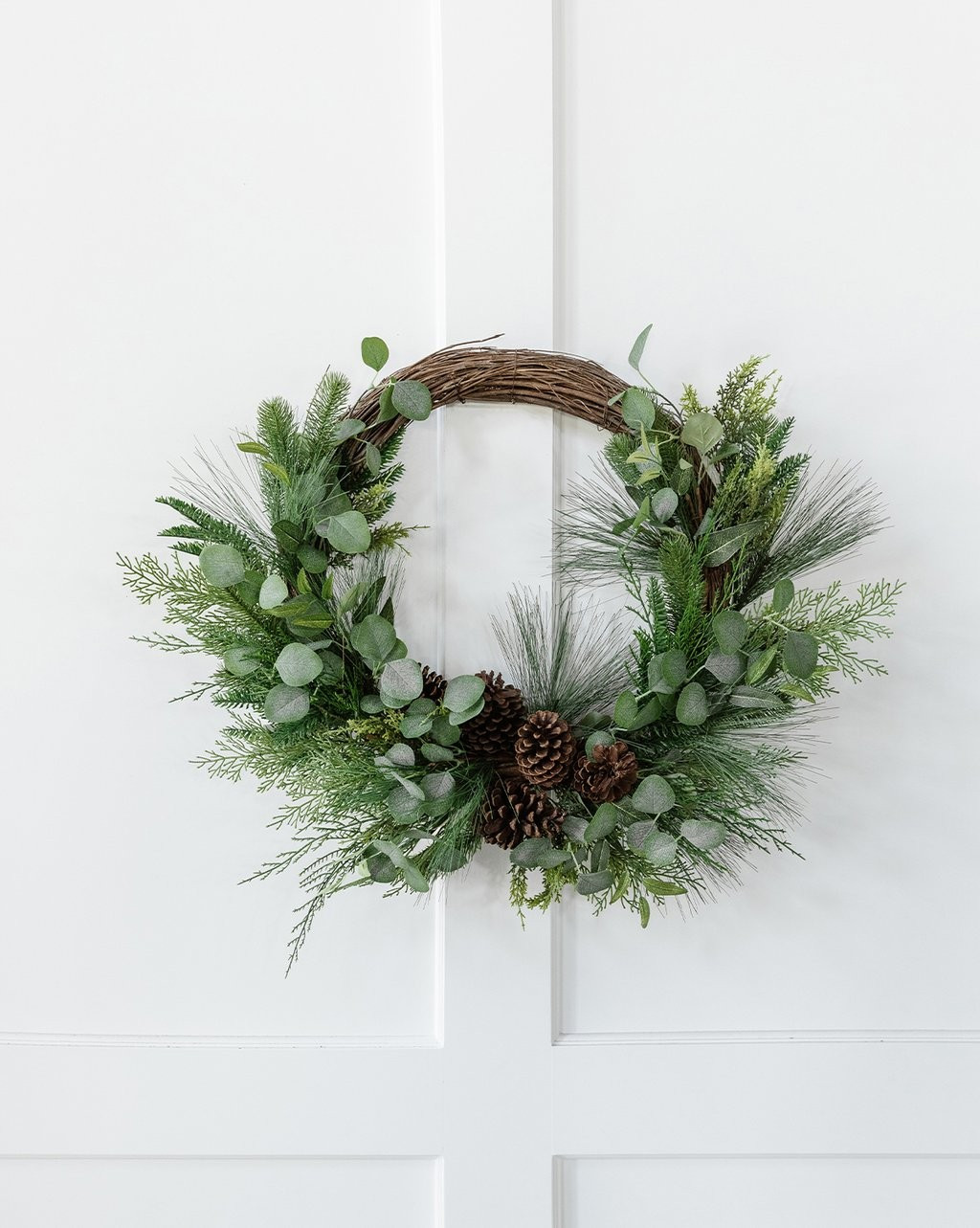 Pine & Eucalyptus Faux Wreath | McGee & Co.