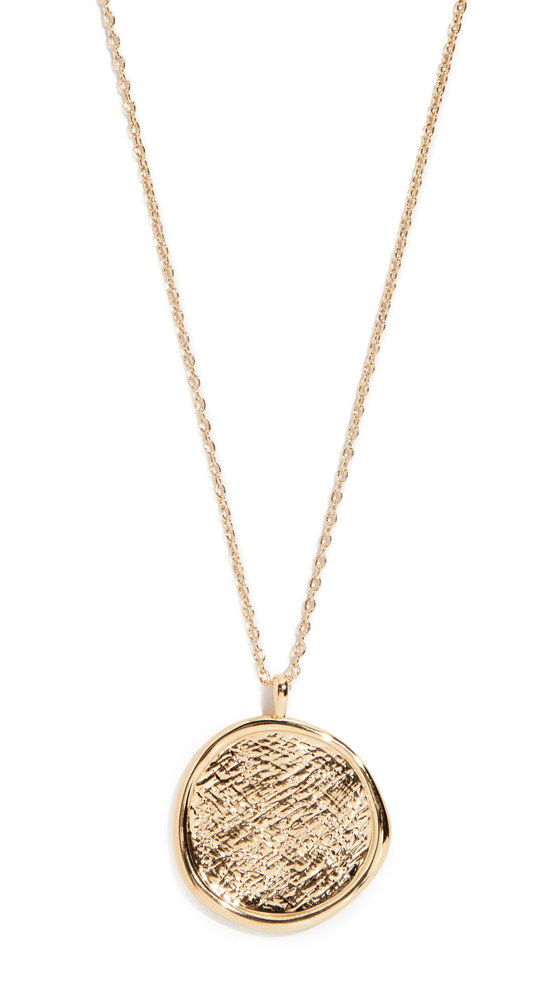 Gorjana Stamped Coin Necklace | Shopbop