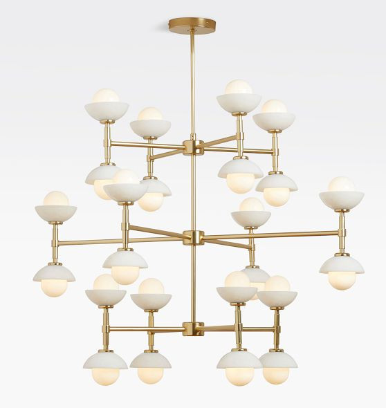 Greenwich Triple Tier Chandelier | Rejuvenation