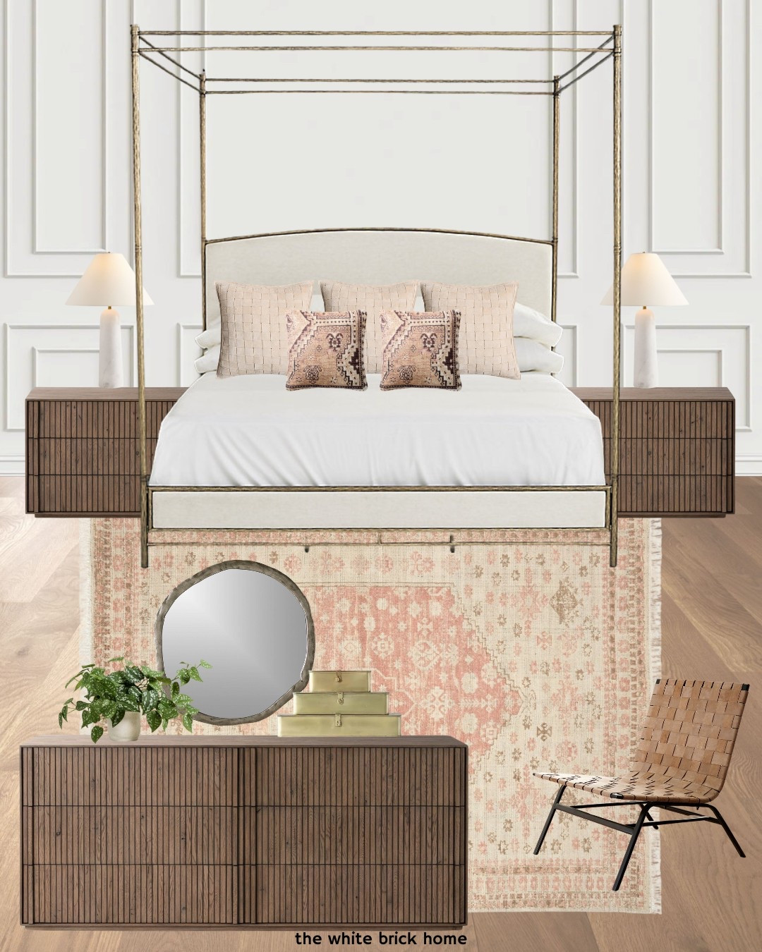 I love this rug from pottery barn paired with dark wood and leather accents - and this bed is a beautiful statement piece you will have and love forever! 

Bed, bedroom, bedroom design, bedroom inspiration, bedroom decor, bedroom finds, home decor, canopy bed, area rug, bedroom rug, dresser, nightstand, wall decor, wall mirror, faux plant, accent chair, table lamp, bedroom lighting, home accents, primary bedroom, guest bedroom, bedroom ideas, bedroom layout, pottery barn, crate and barrel, west gate 

#LTKHome #LTKStyleTip #LTKSaleAlert