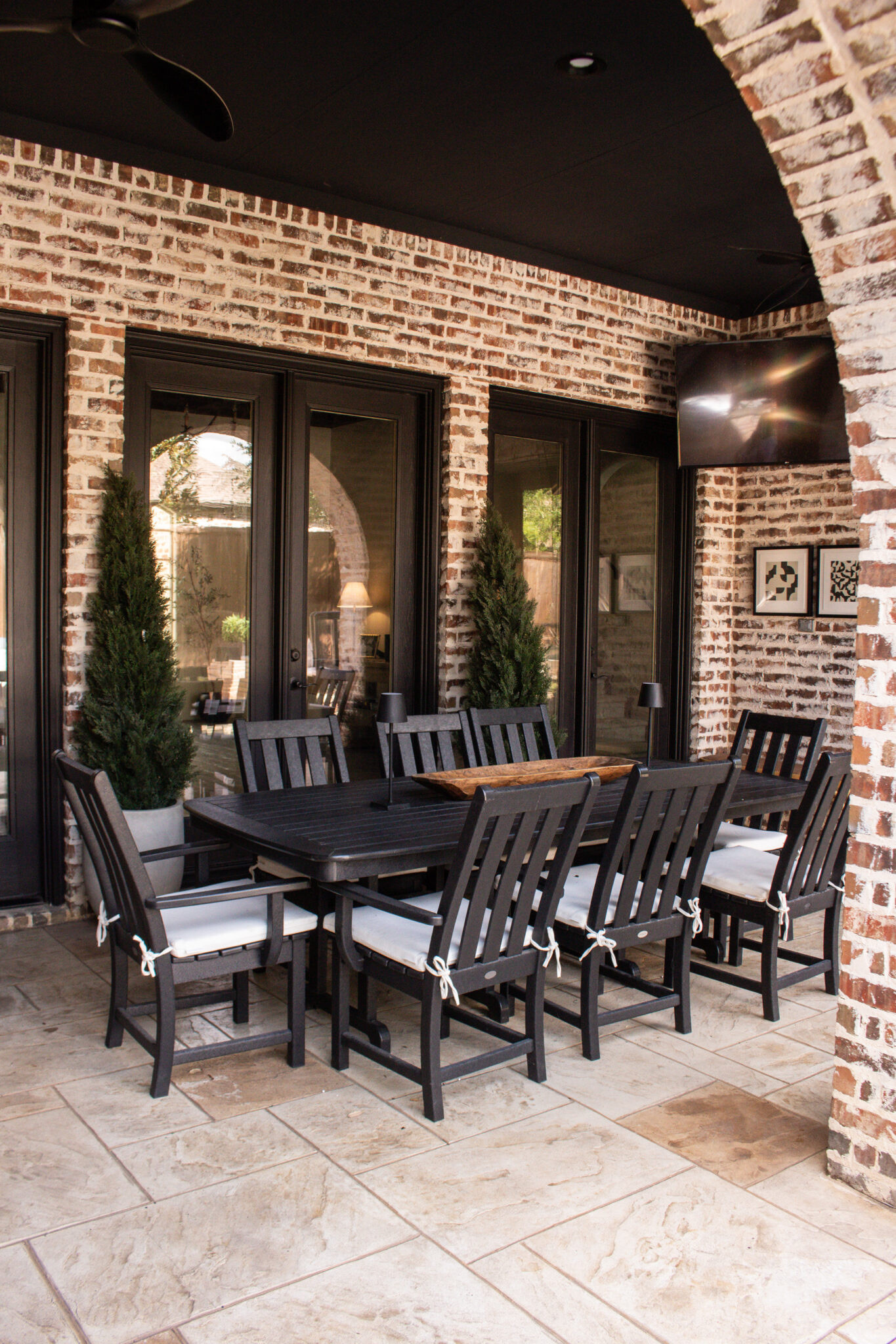 If you're dreaming of a backyard that feels timeless and elevated, this black and white transitional outdoor space is full of inspiration. From cozy seating to classic planters and outdoor dining ideas, every detail is beautifully curated. Shop the look through the link!

#LTKSeasonal #LTKHome
