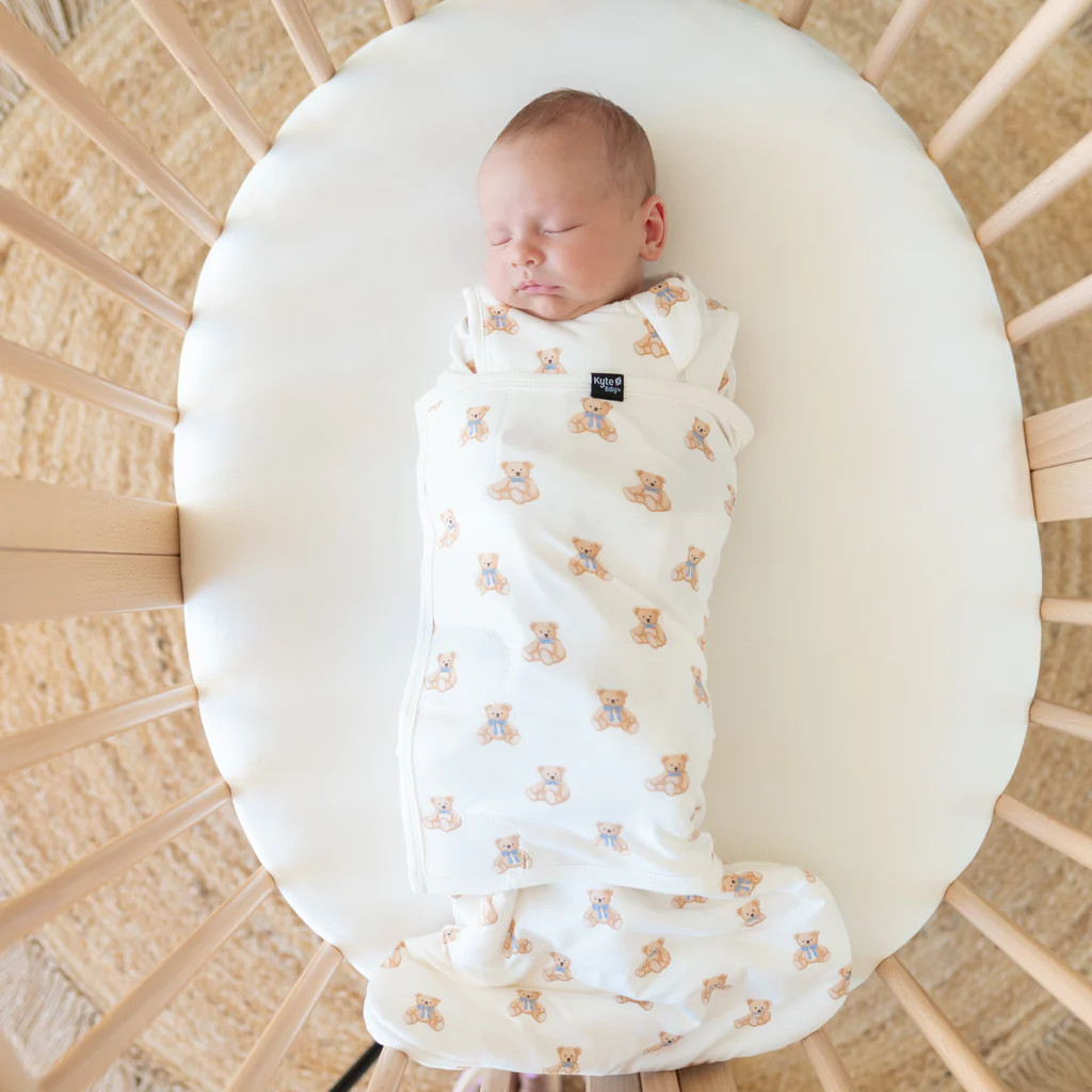Sleep Bag Swaddler in Teddy Bear 1.0 | Kyte Baby