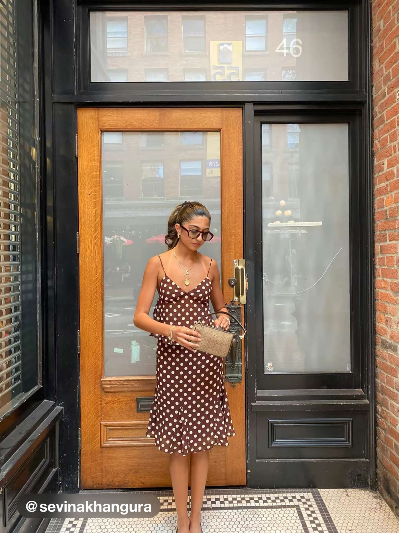 Chiffon Chiffon Sweetheart Polka Dot Crop Cami Top With Scarf For Daily Casual | Cider