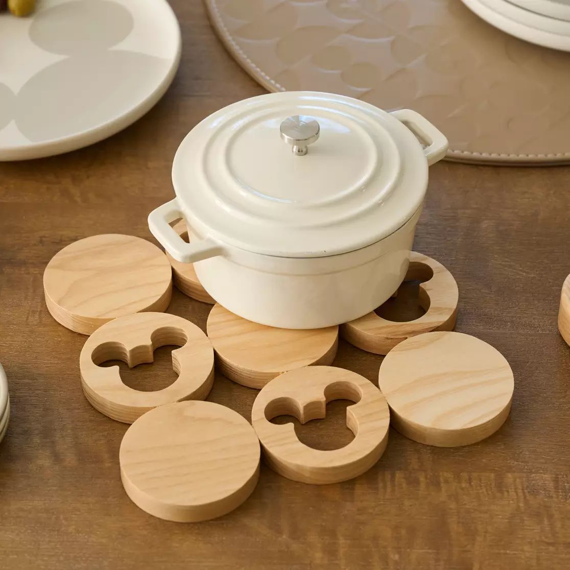 Mickey Mouse Icon Wood Trivet – Mickey Mouse Home Collection | Disney Store