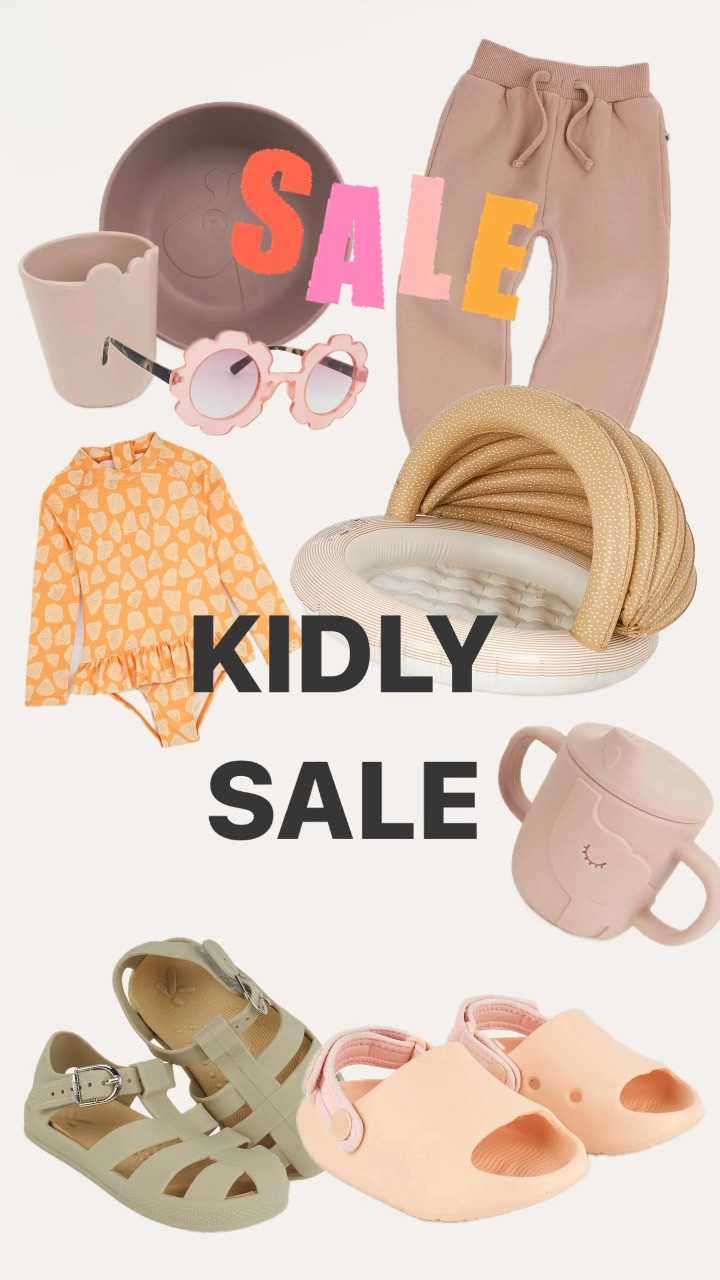 KIDLY kids summer sale now with an extra 20% off 
Garden, fashion, toys, interior 

#LTKbaby #LTKfamily #LTKsale