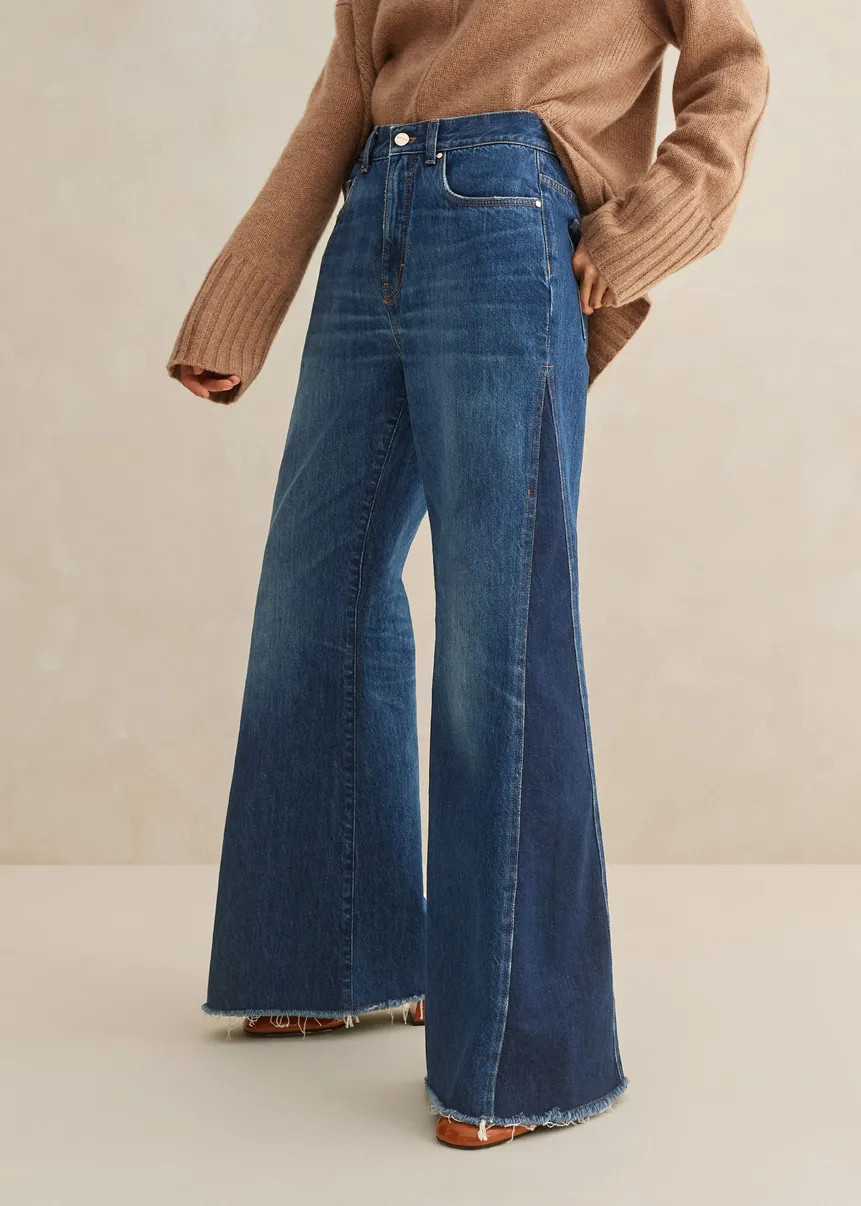 Regular Length Split Seam Flare Jean | ME+EM US