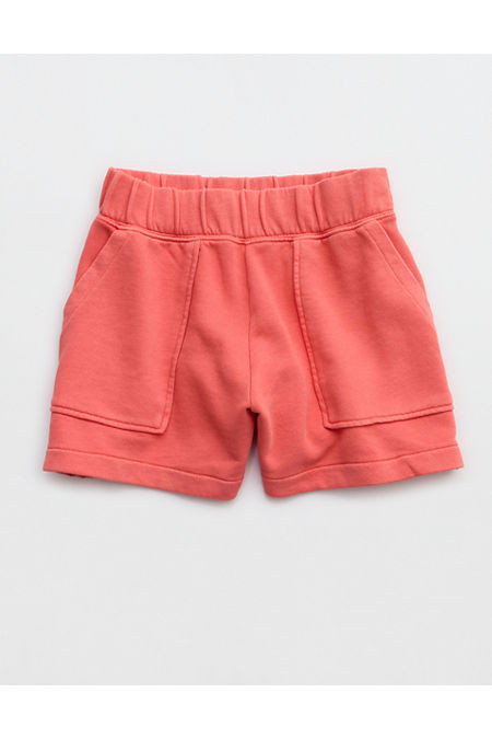 Aerie Go-To Fleece Short Women's Rusty Peach XL | American Eagle Outfitters (US & CA)