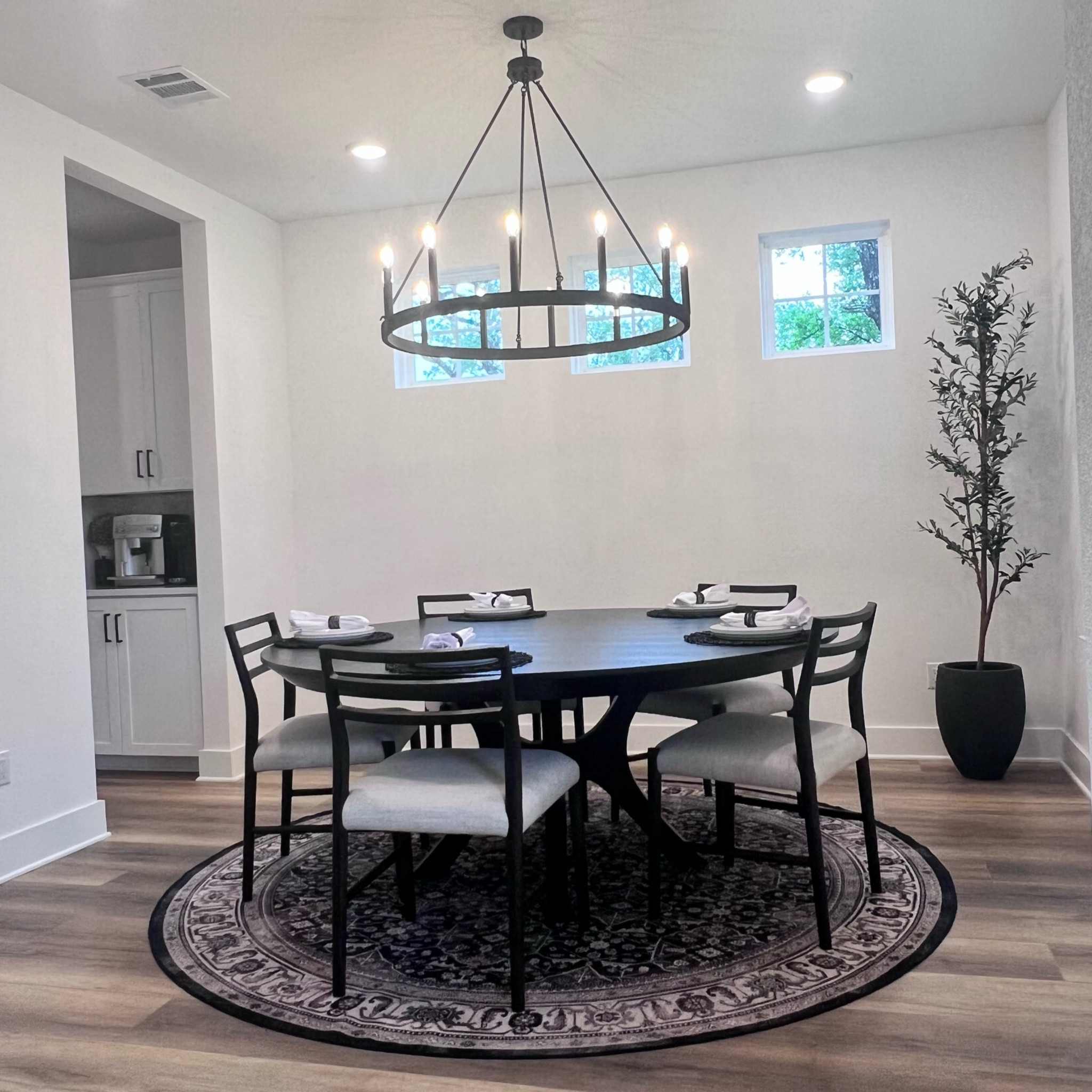 I love the simplicity of our dining room🤍 

Dining table is from Houzz  

#home #dining #diningroom #potterybarn #houzz #amazon #wayfair #ruggable #easter #holidays #diningchair #diningtable #chandelier #lightfixture #modern #minimalist #housefinds   

#LTKFind #LTKstyletip #LTKhome