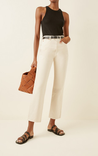 London Rigid High-Rise Straight-Leg Jeans | Moda Operandi (Global)