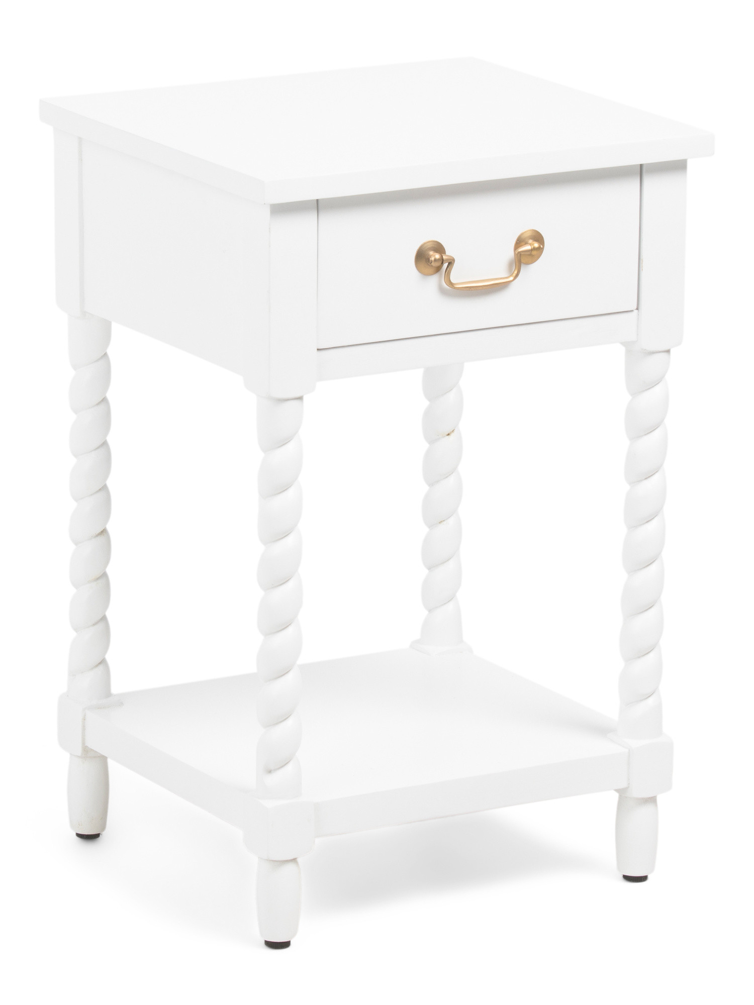 16x24 1 Drawer Twisted Legs Nightstand | Marshalls