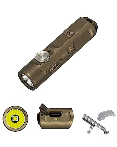 RovyVon Aurora A3 Pro G4 USB-C 7000K Keychain Flashlight, 650 High Lumen Super Bright with EDC Mini Size,Scratch Resistant Little Tiny Gadgets,5 Mode,Type-C Rechargeable, for Pocket Outdoor | Amazon (US)