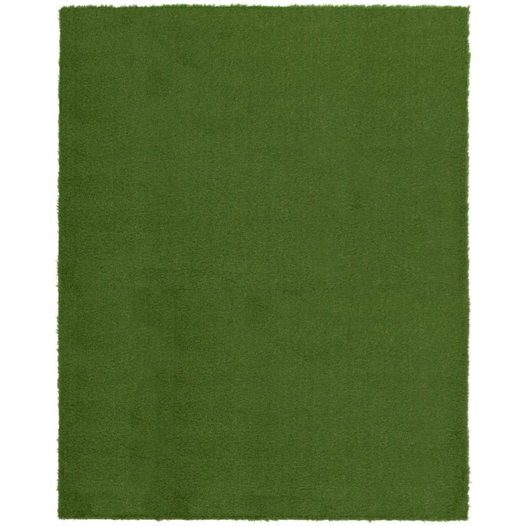 Luxeturf 8'x10' Green Luxury Faux Grass Rug | Walmart (US)