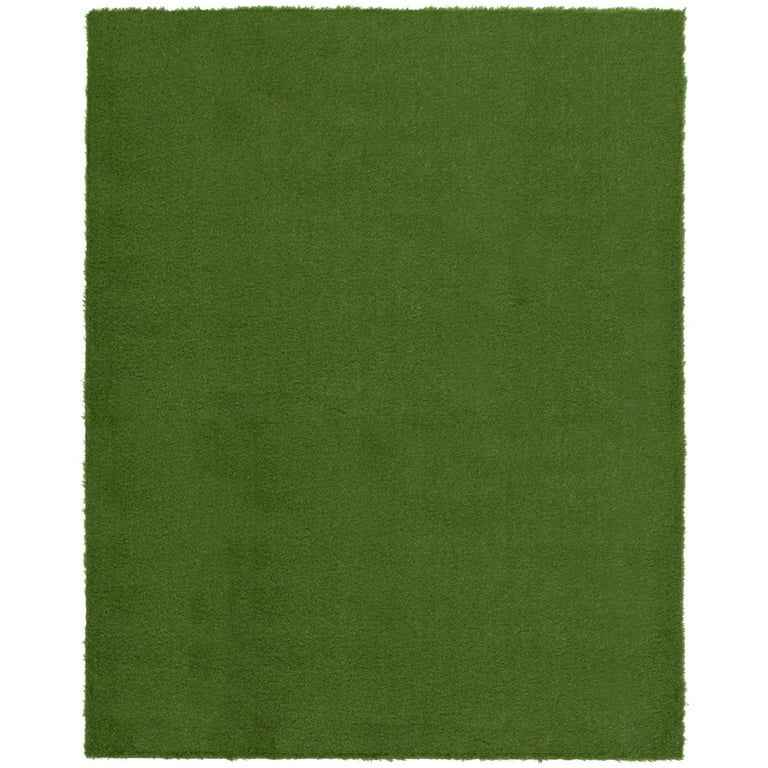 Luxeturf 8'x10' Green Luxury Faux Grass Rug | Walmart (US)
