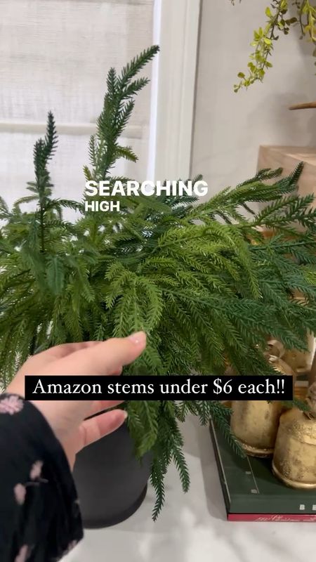 Real touch amazon stems with the pine feel! Under $6 a stem!

#LTKhome #LTKHoliday #LTKSeasonal