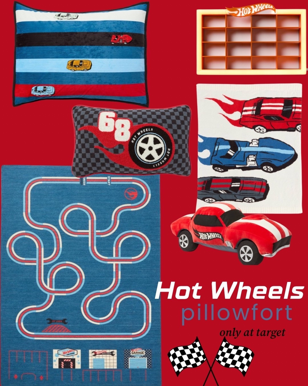 did I stay up until 2am to grab these new arrivals at Target for my boys room?  yes I did 🏁✨@Target 

I have a race car + motorcycle loving boy, and it’s honestly rare we get collections this good—so I wasn’t missing this one

Pillowfort x Hot Wheels (only at Target) and everything is SO good
from the rugs to the bedding to the little details… it’s perfect! 

linking everything I grabbed + what I’m using for his room 🖤

target kids | boys room | toddler boy room | race car room | hot wheels collection | hot wheels toys| boys garage toy | helmet | pillowfort | target finds | boys bedding | comforter | throw blankets | racetrack rug | playroom rug | car lamp | throw pillows | toy storage | hot wheels case | checkered decor | retro vibe| LTKhome  | ltkfamily | ltkfinds | Target finds | target home | target kids | pillowfort | boys room decor | toddler boy room | kids room inspo | playroom decor | boy mom life | raceroom | race car room | hot wheels | kids decor | home decor finds | budget friendly decor | modern organic | neutral home | motocross room | navy blue | boys room | boysbedroom | toddler room | kids bedroom decor | themed room | race car bedroom | carbedroom | motocyleroom | truckroom | little boy room | boy room ideas | kids room styling | kids room design | bedroom inspo | kids interior | playful home | kid friendly home | toy organization | kids storage | playroom ideas | playroom inspo | kids rug | checkered rug | statement rug | kids bedding | themed bedding | cozy kids room | bedroom refresh | room makeover | affordable decor | budget decor | target style | target decor | target must haves | new at target | trending finds | viral finds | mom finds | everydaymomfinds | sahmlife interior design | home design | new build | spring refresh | spring | pottery barn dupes | vintage cars | baby boy room | toddler birthday gifts | boy gift guide | classic collection | boys wall decor | car storage 
