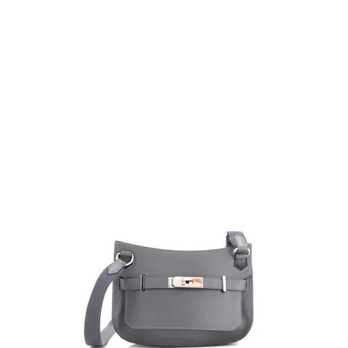 Pre-Owned Hermes Jypsiere Bag Evercolor Mini in Grey at Nordstrom, Size X-Small | Nordstrom