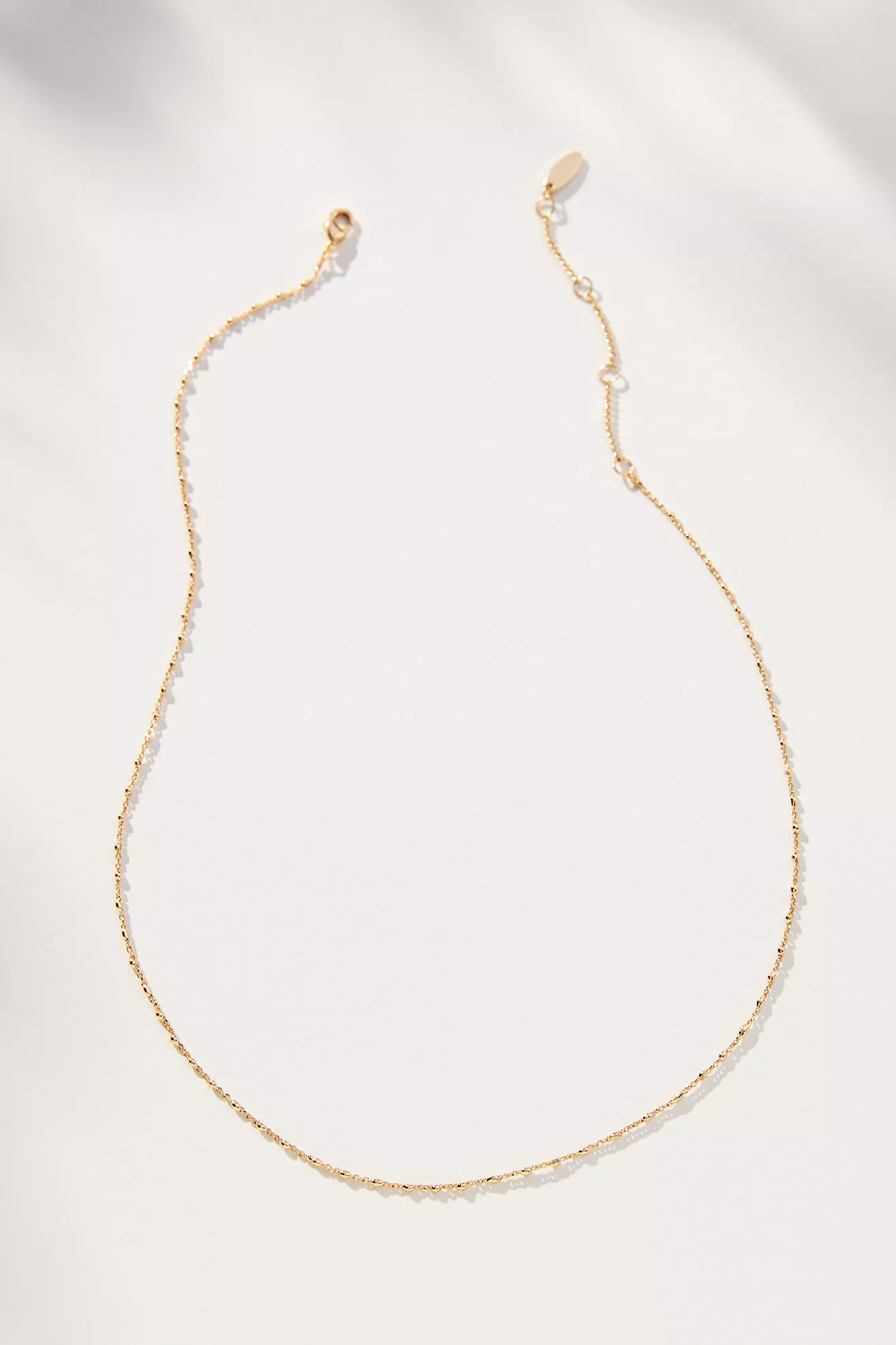 Delicate Jeweled Chain Necklace | Anthropologie (US)