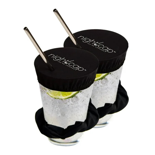 NightCap Drink Cover Scrunchie, 2 Pack- The Drink Spiking Prevention Scrunchie As Seen on Shark T... | Walmart (US)