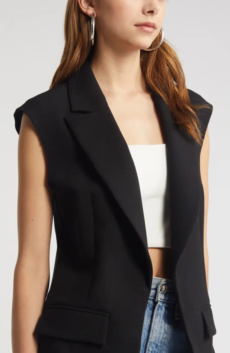 Open Edit Longline Vest | Nordstrom | Nordstrom